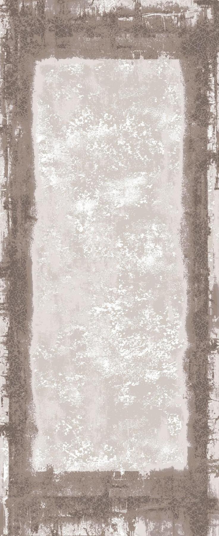 Pierre Cardin Monet MT40D Kahverengi-Vizon 7 mm Akrilik Yumuşak Yıkanabilir İnce Kaymaz Dikdörtgen Makine Dokuma Salon Halısı 100x150 cm