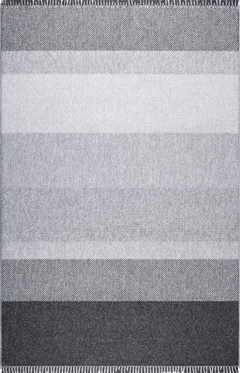 Sanat Halı Lora Plus 3746 Çok Renkli 7 mm Pamuk Antibakteriyel Yıkanabilir Kalın Kaymaz Lateks Taban Dikdörtgen Makine Dokuma Salon Halısı 200x290 cm