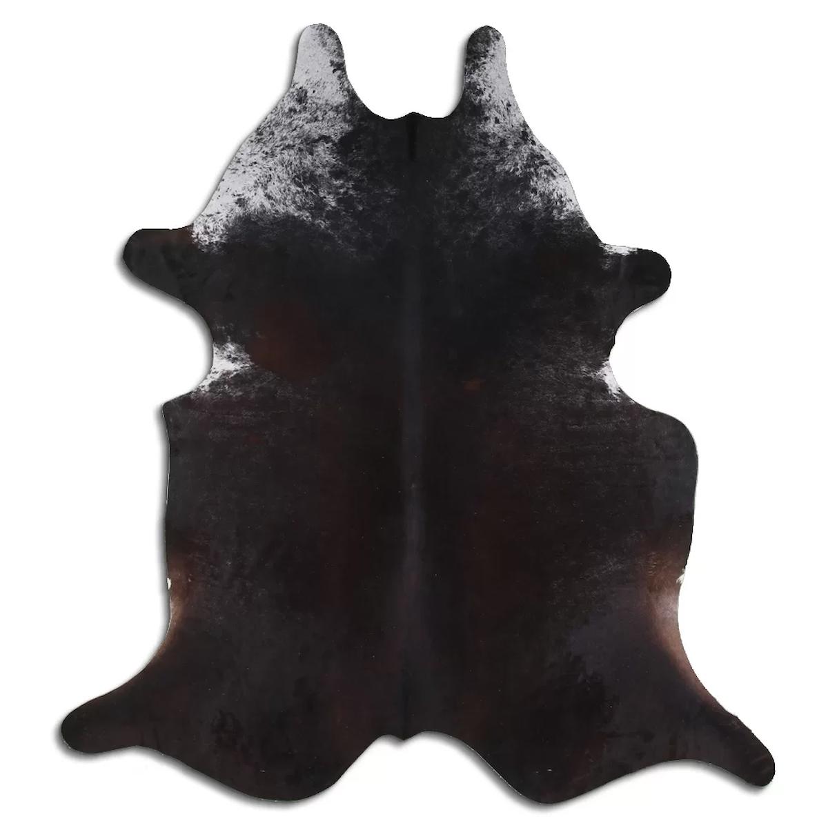 Fiesta Leather Art 66574 Krem 51 mm Deri Toz Tutmaz Yıkanabilir İnce Kaymaz Deri Taban Oval Makine Dokuma Salon Halısı 160x450 cm