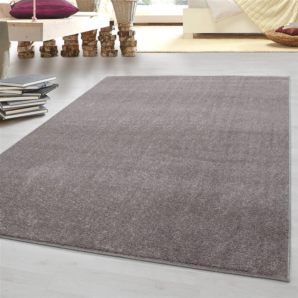 Red Halı Bej 8 mm Polipropilen Antibakteriyel Yıkanabilir Kalın Kaymaz Jüt Taban Yuvarlak Makine Dokuma Salon Halısı 75x300 cm