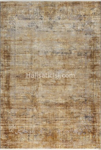 Sanat Halı Oasis 3454 Çok Renkli 7 mm Pamuk Antibakteriyel Yıkanabilir Kalın Kaymaz Lateks Taban Dikdörtgen Makine Dokuma Salon Halısı 160x230 cm