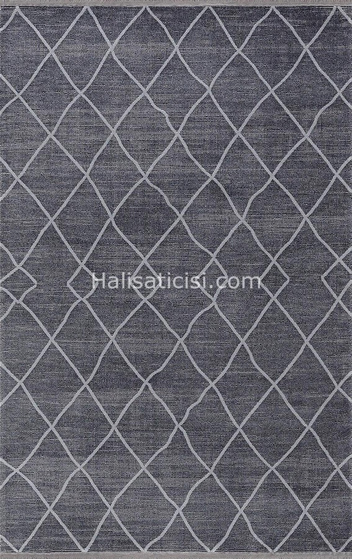 Merinos Therapy 36125 Krem 12 mm Viskon Yumuşak Yıkanabilir kalın Kaymaz Dikdörtgen Makine Dokuma Salon Halısı 100x150 cm
