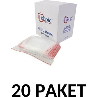 Yakutsan Tropic 20 Kilitli 5x5 Buz Dolabı Poşeti 20x2000 Adet