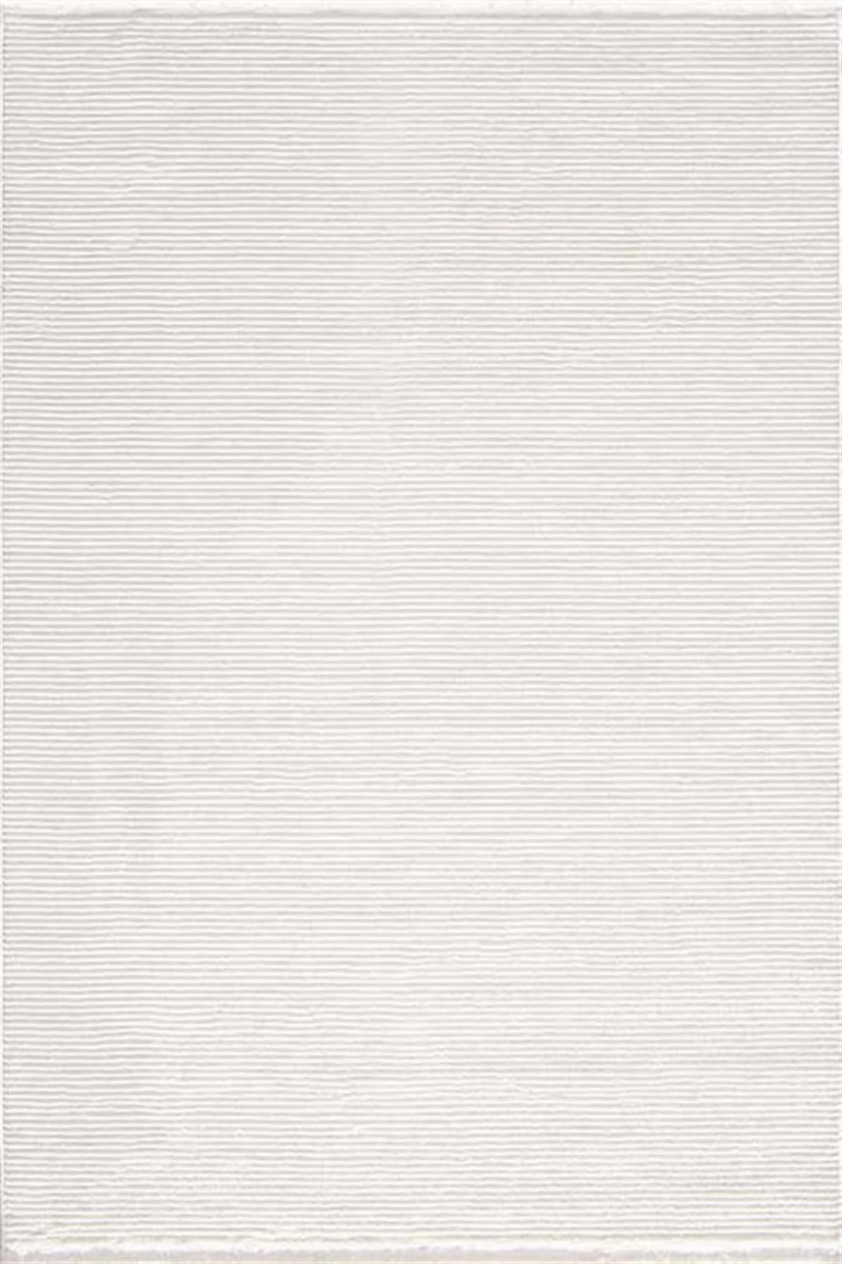 Enti Halı Velar 3601 Krem 8 mm Polyester Silinebilir Yıkanabilir Orta Dikdörtgen Makine Dokuma Salon Halısı 100x300 cm