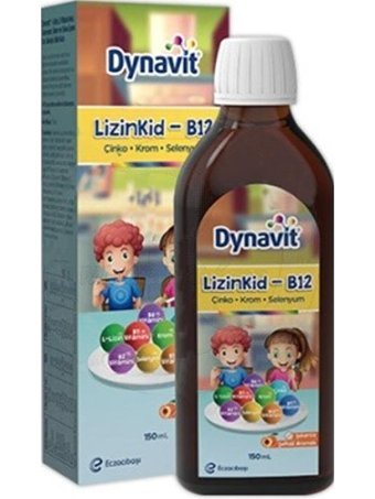Dynavit Lizinkid B13 Şeftali Çocuk Vitamin 150 ml