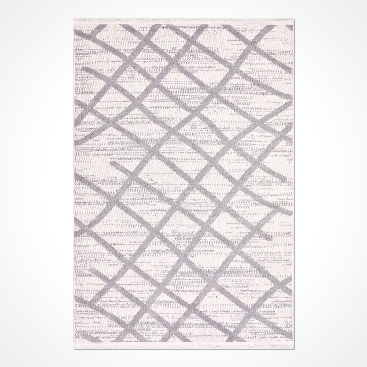 Crea Halı Belezza 8632BYK Krem 8 mm Polipropilen Toz Tutmaz Yıkanabilir Orta Dikdörtgen Makine Dokuma Salon Halısı 100x180 cm