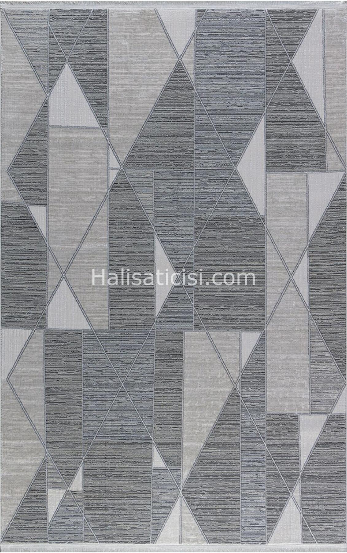Padişah Aspen 64000 Krem 2 mm Polyester Toz Tutmaz Yıkanabilir İnce Dikdörtgen Makine Dokuma Salon Halısı 160x230 cm
