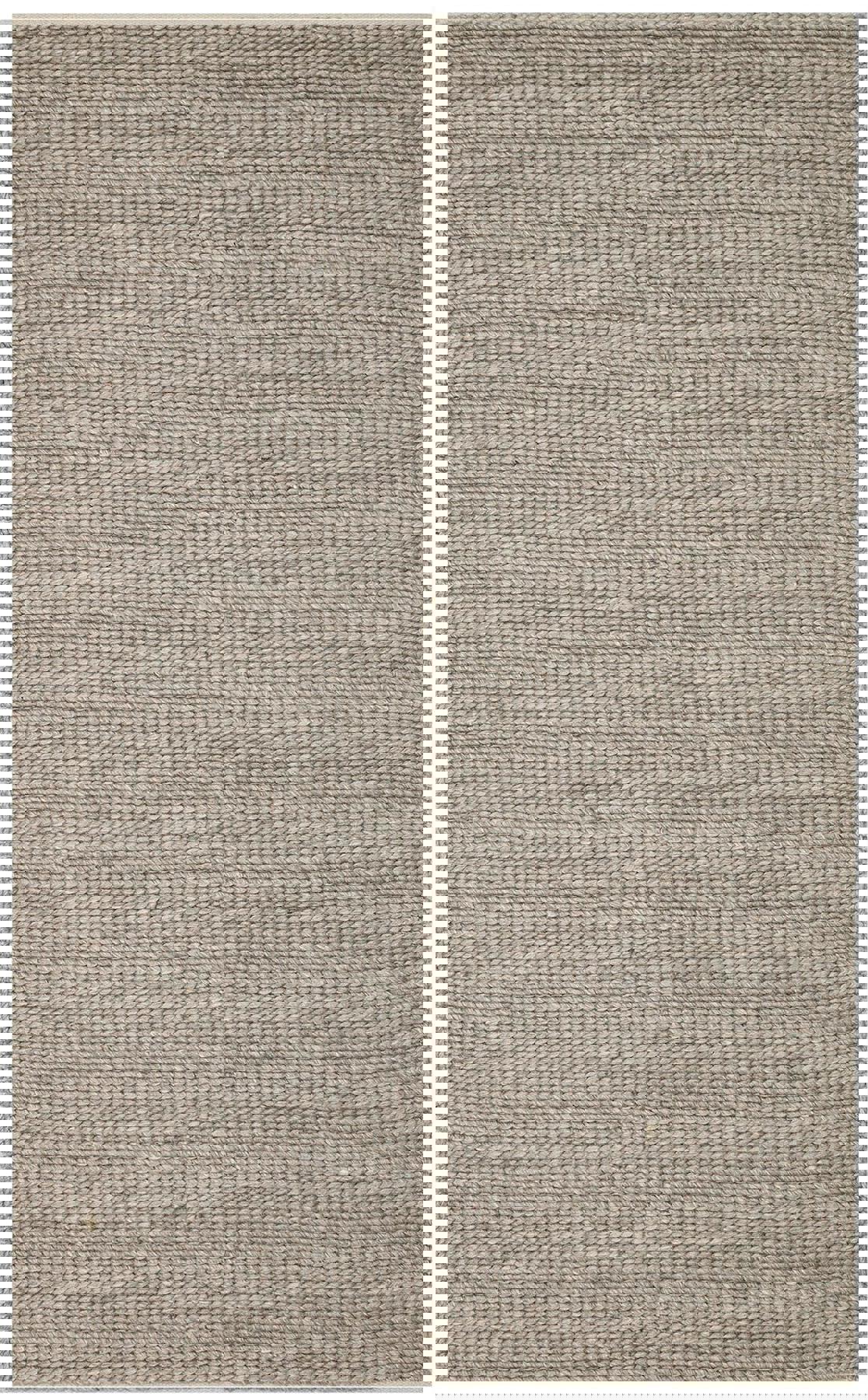Eko Halı Jade Basketweave Vizon Akrilik Silinebilir Yıkanabilir Kaymaz Dikdörtgen El Dokuması Salon Halısı 120x180 cm