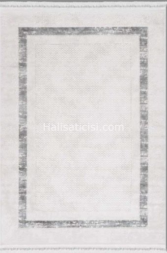 Flora Halı Ayşıl 5893A Çok Renkli 11 mm Akrilik-Bambu Silinebilir Yıkanabilir Dikdörtgen Makine Dokuma Salon Halısı 160x230 cm