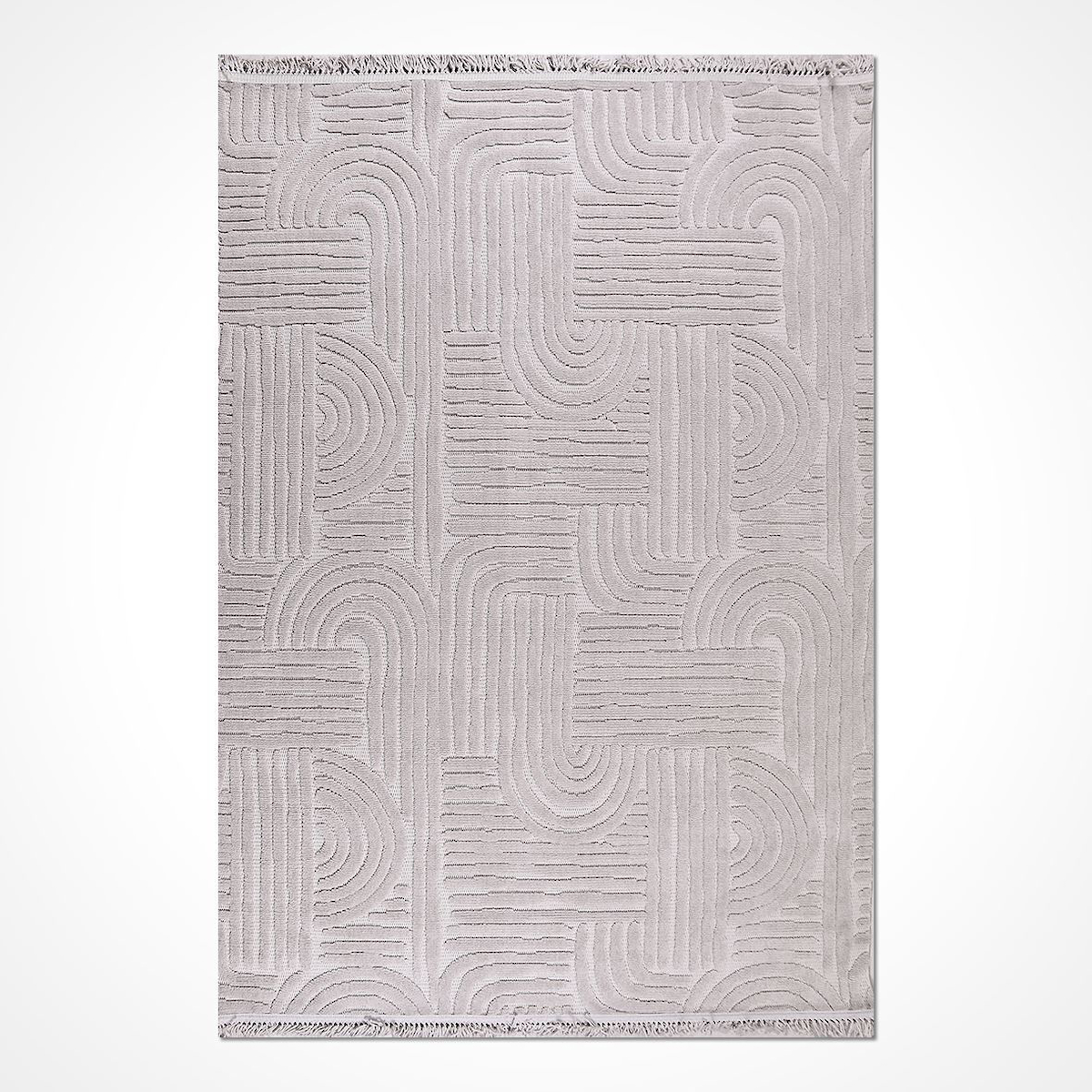 Crea Halı Tuana TY06 Krem 9 mm Polyester Toz Tutmaz Yıkanabilir Orta Dikdörtgen Makine Dokuma Salon Halısı 200x300 cm