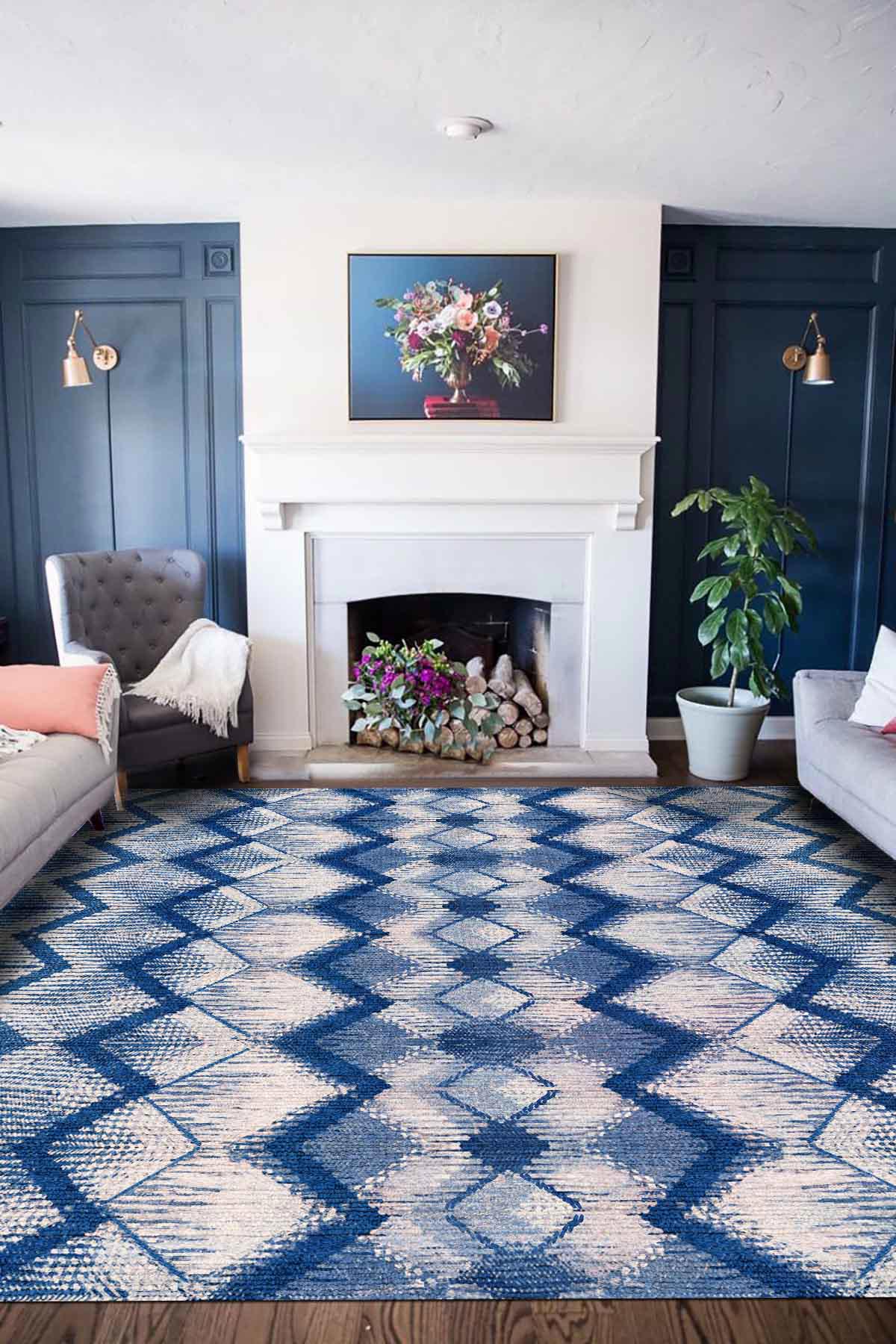 İlyaki Home Olara Krem 0.5 mm Pamuk Antibakteriyel Yıkanabilir İnce Kaymaz Dikdörtgen Makine Dokuma Salon Halısı 100x200 cm