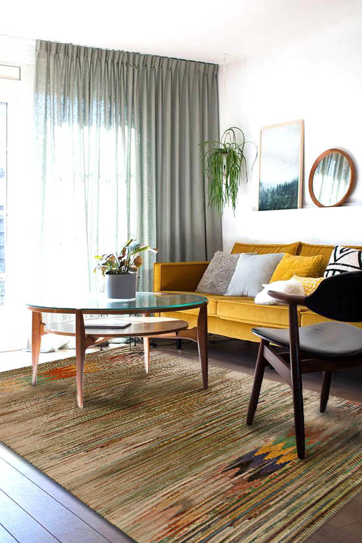 İlyaki Home Erika Krem 0.8 mm Pamuk Antibakteriyel Yıkanabilir İnce Kaymaz Dikdörtgen Makine Dokuma Salon Halısı 160x230 cm