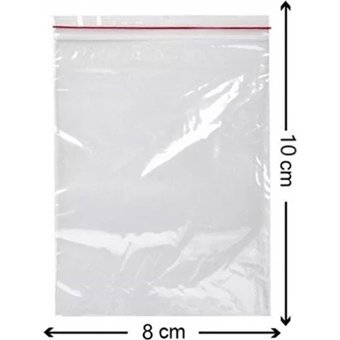 Merpak Ambalaj Küçük Kilitli 8x10 Buz Dolabı Poşeti 100 Adet