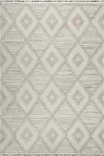 Kreasyon Halı Zenucci 1467 Gri 17 mm Polyester Yıkanabilir Kalın Kaymaz Pamuk Taban Dikdörtgen Makine Dokuma Salon Halısı 100x200 cm
