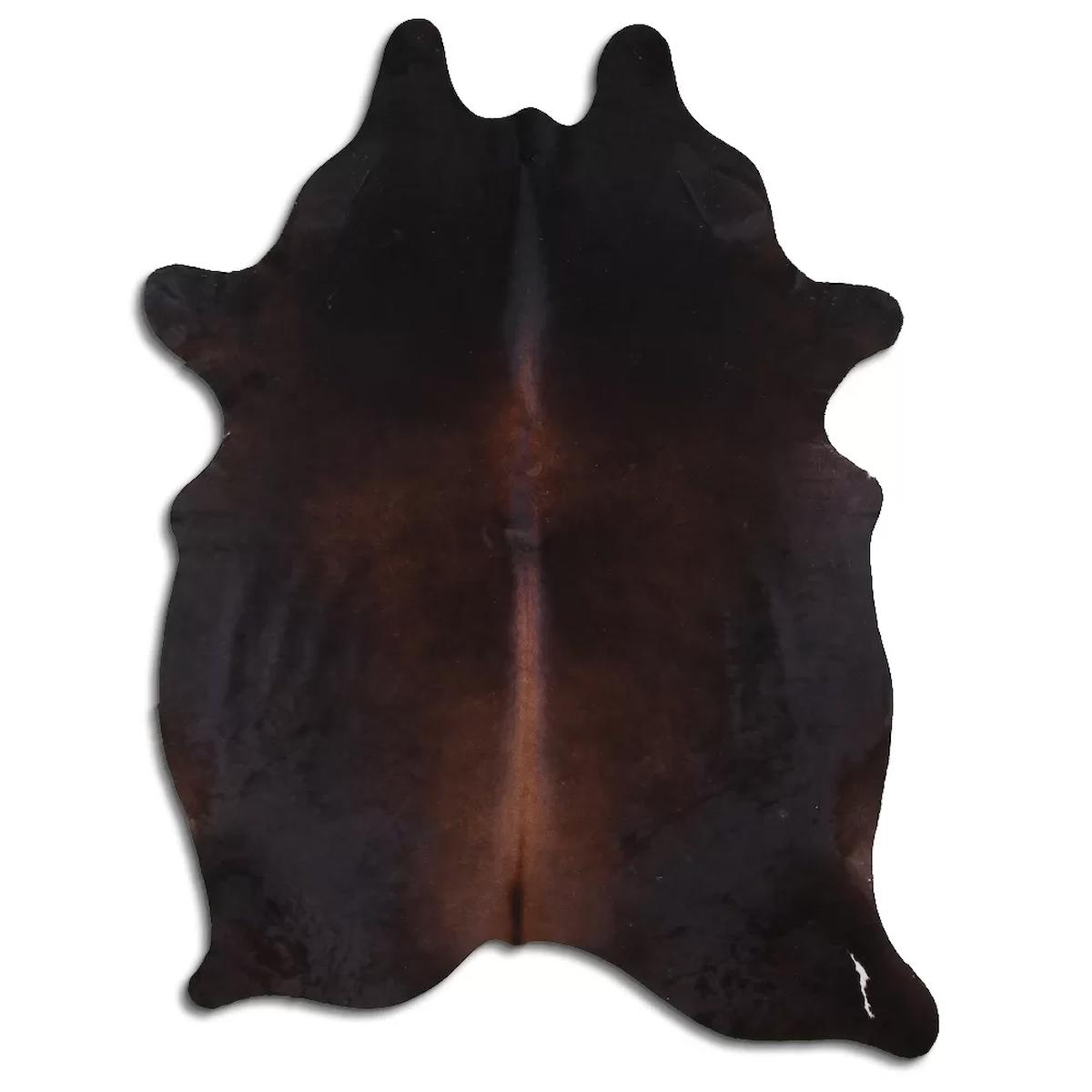 Fiesta Leather Art 31421 Krem 51 mm Deri Toz Tutmaz Yıkanabilir İnce Kaymaz Deri Taban Oval Makine Dokuma Salon Halısı 100x300 cm
