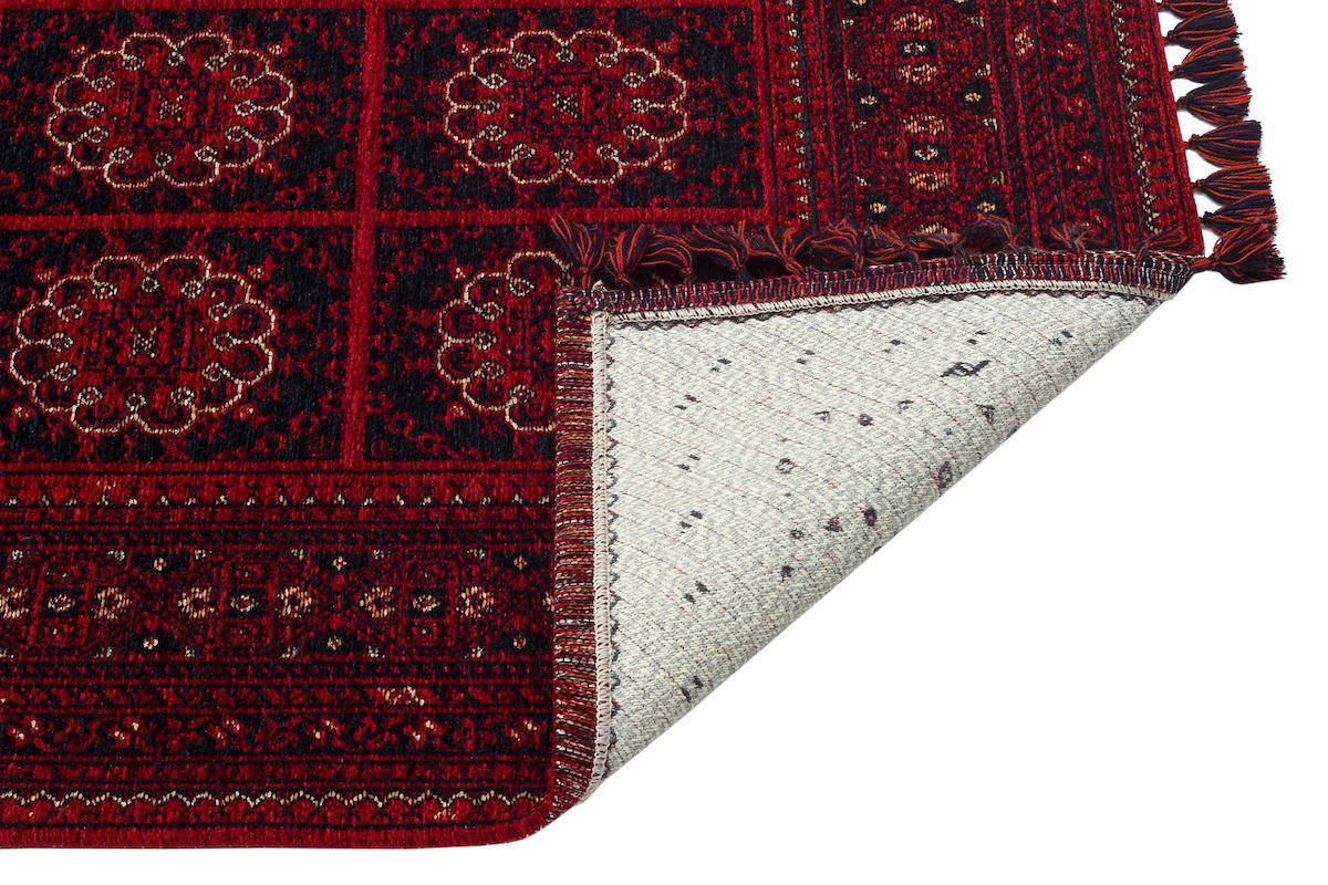 Eko Halı BHR03 Krem 6 mm Şönil Antibakteriyel Yıkanabilir İnce Dikdörtgen Makine Dokuma Salon Halısı 100x200 cm