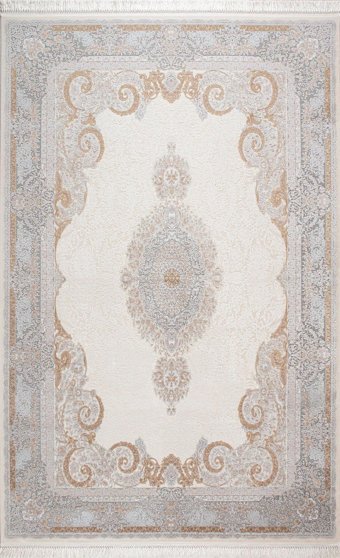 Artemis Halı Palace 05209E Çok Renkli Akrilik Yıkanabilir İnce Kaymaz Jüt Taban Dikdörtgen Makine Dokuma Salon Halısı 80x120 cm