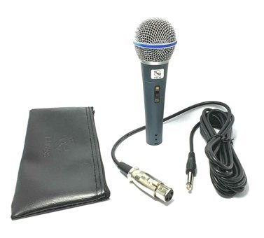 Pawer PW-58 3.5 mm Kablolu Gri El Mikrofon