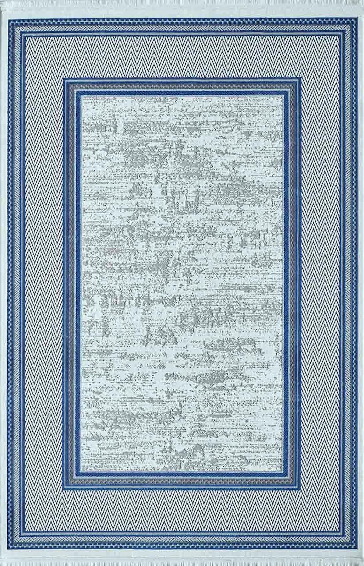 Artemis Halı Murano 09165A Çok Renkli Akrilik Yıkanabilir İnce Kaymaz Jüt Taban Dikdörtgen Makine Dokuma Salon Halısı 80x120 cm