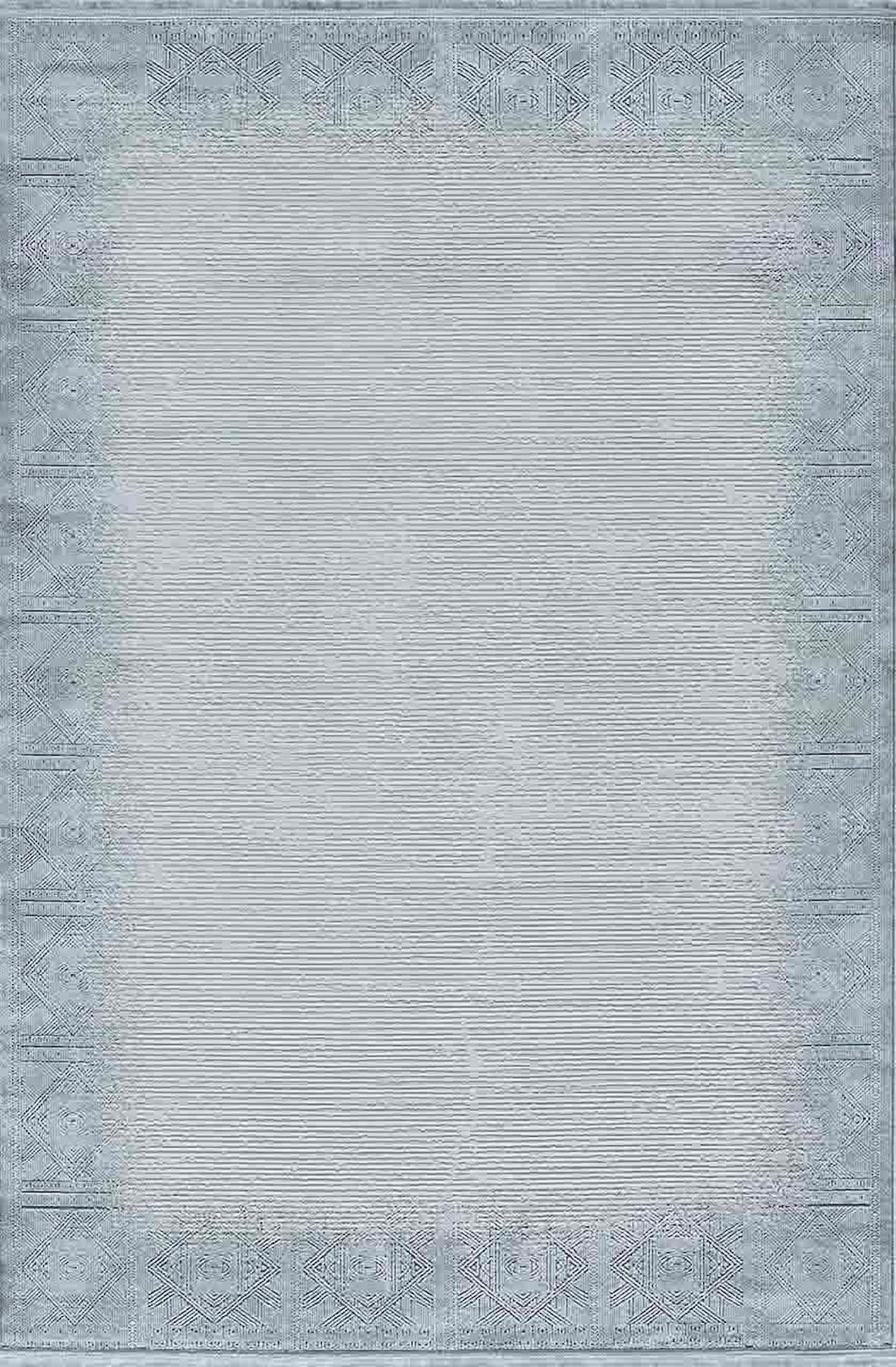 Artemis Halı Mina 09107B Çok Renkli Akrilik Yıkanabilir İnce Kaymaz Jüt Taban Dikdörtgen Makine Dokuma Salon Halısı 80x120 cm