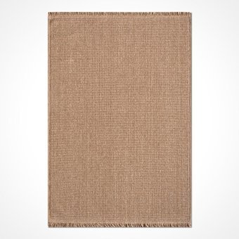 Crea Halı Belen BR001 Krem 4 mm Polipropilen Toz Tutmaz Yıkanabilir İnce Pamuk Taban Dikdörtgen Makine Dokuma Salon Halısı 100x200 cm