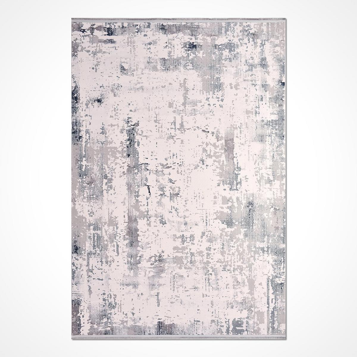 Dekozer Çok Renkli 6 mm Polyester Antialerjenik Yıkanabilir İnce Pamuk Taban Dikdörtgen Makine Dokuma Salon Halısı 80x600 cm