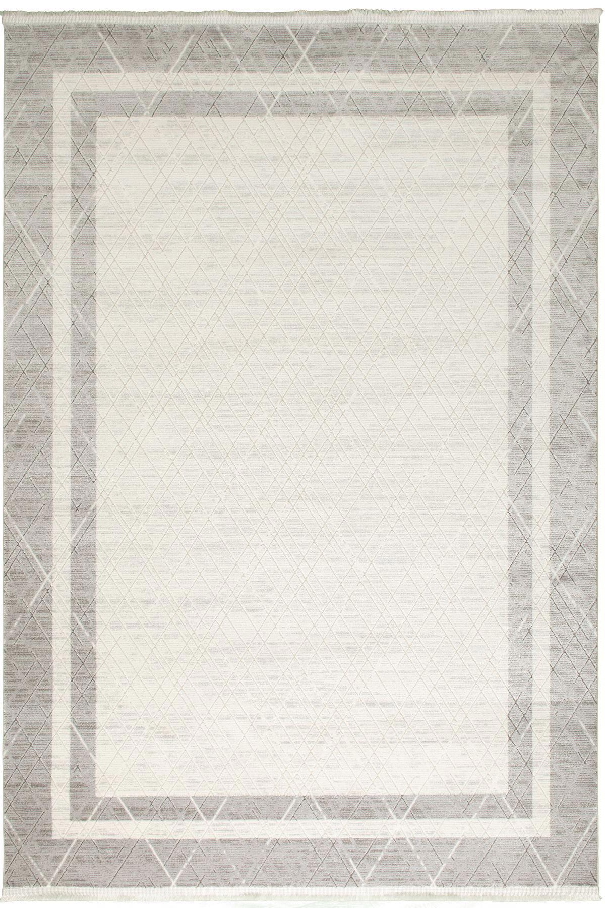 La Boutique Galata GT03 Krem 12 mm Akrilik Toz tutmaz Yıkanabilir İnce Kaymaz Dikdörtgen Makine Dokuma Salon Halısı 240x340 cm