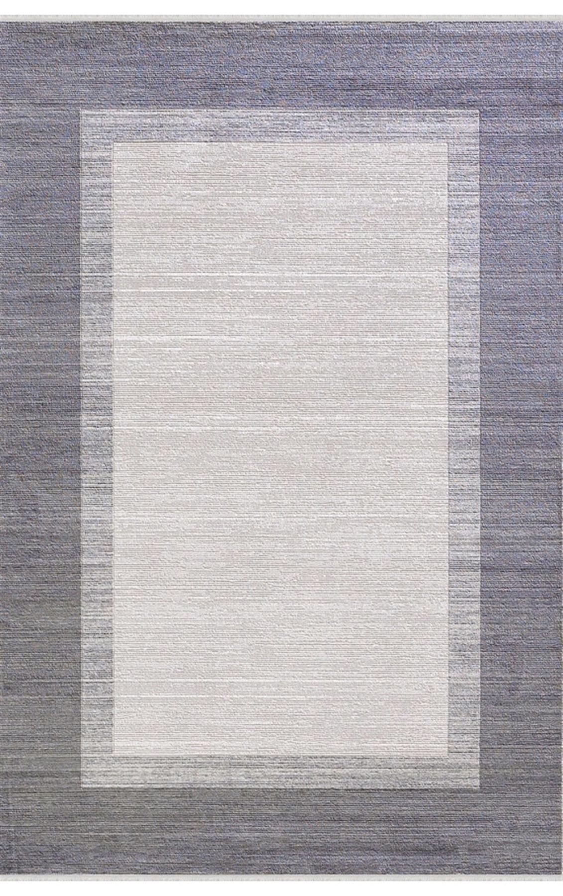 Dinarsu Hayal 34938 Mavi 10 mm Yün Silinebilir Yıkanabilir Orta Kaymaz Dikdörtgen Makine Dokuma Salon Halısı 100x300 cm