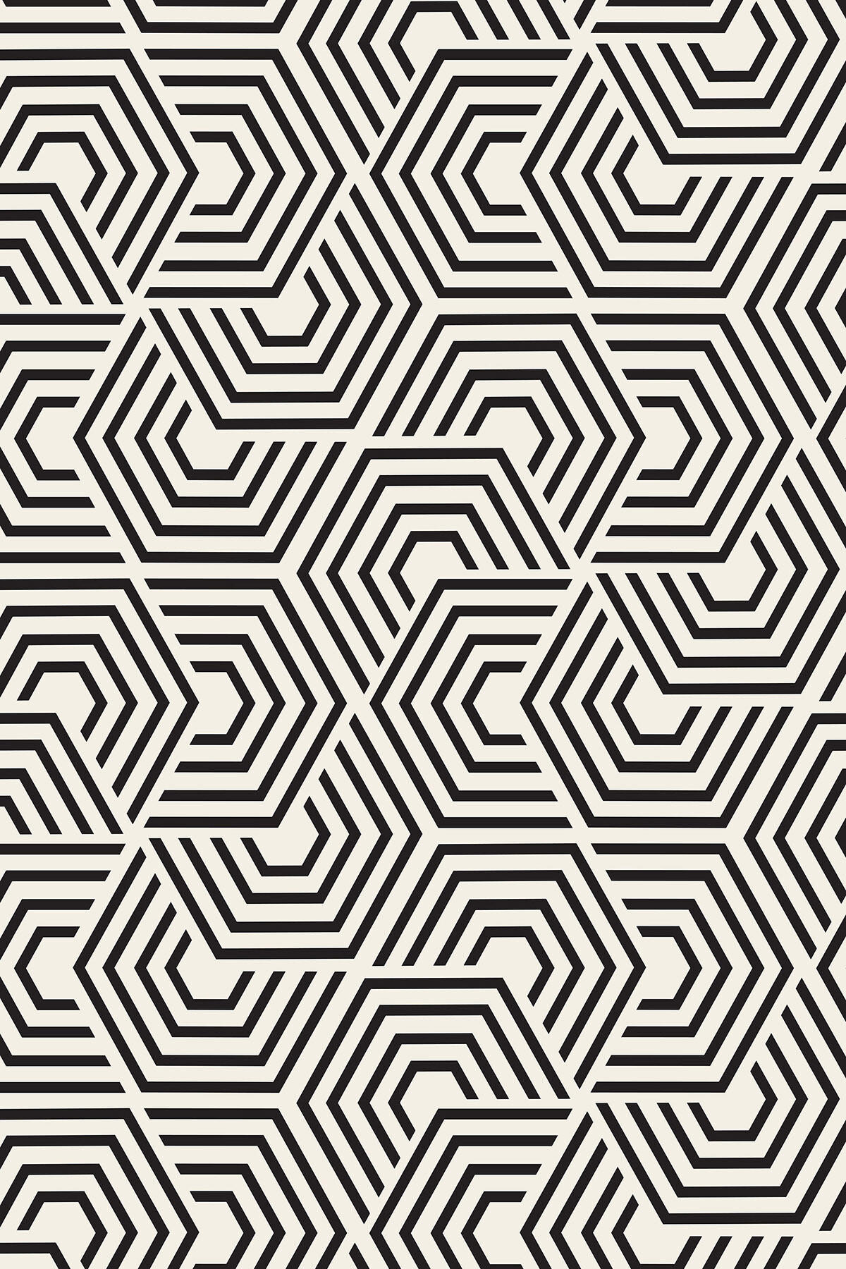 Homefesto Krem 5 mm Polyester Leke Tutmaz Yıkanabilir İnce Kaymaz Taban Geometrik Dikdörtgen Makine Dokuma Salon Halısı 80x150 cm