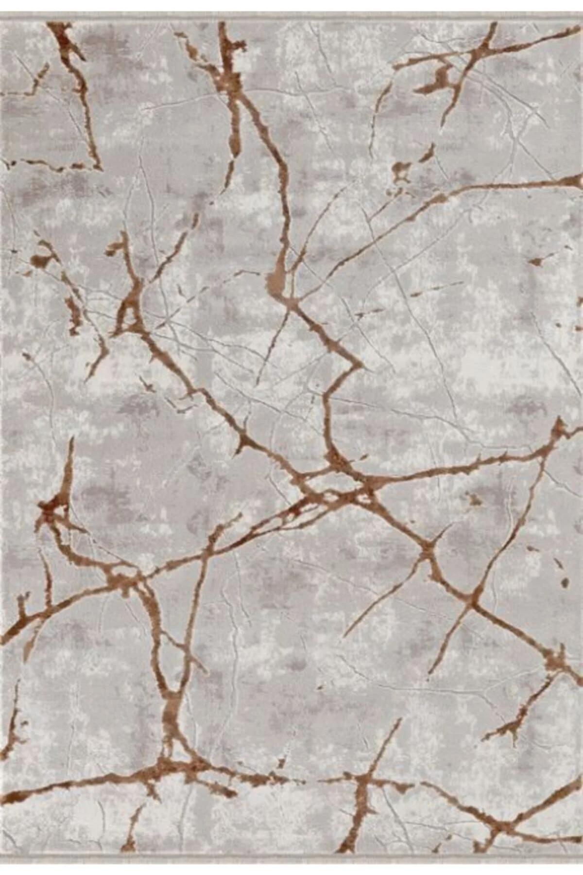 Padişah Eternity 34216 Krem 11 mm Silinebilir Yıkanabilir Orta Dikdörtgen Makine Dokuma Salon Halısı 160x230 cm