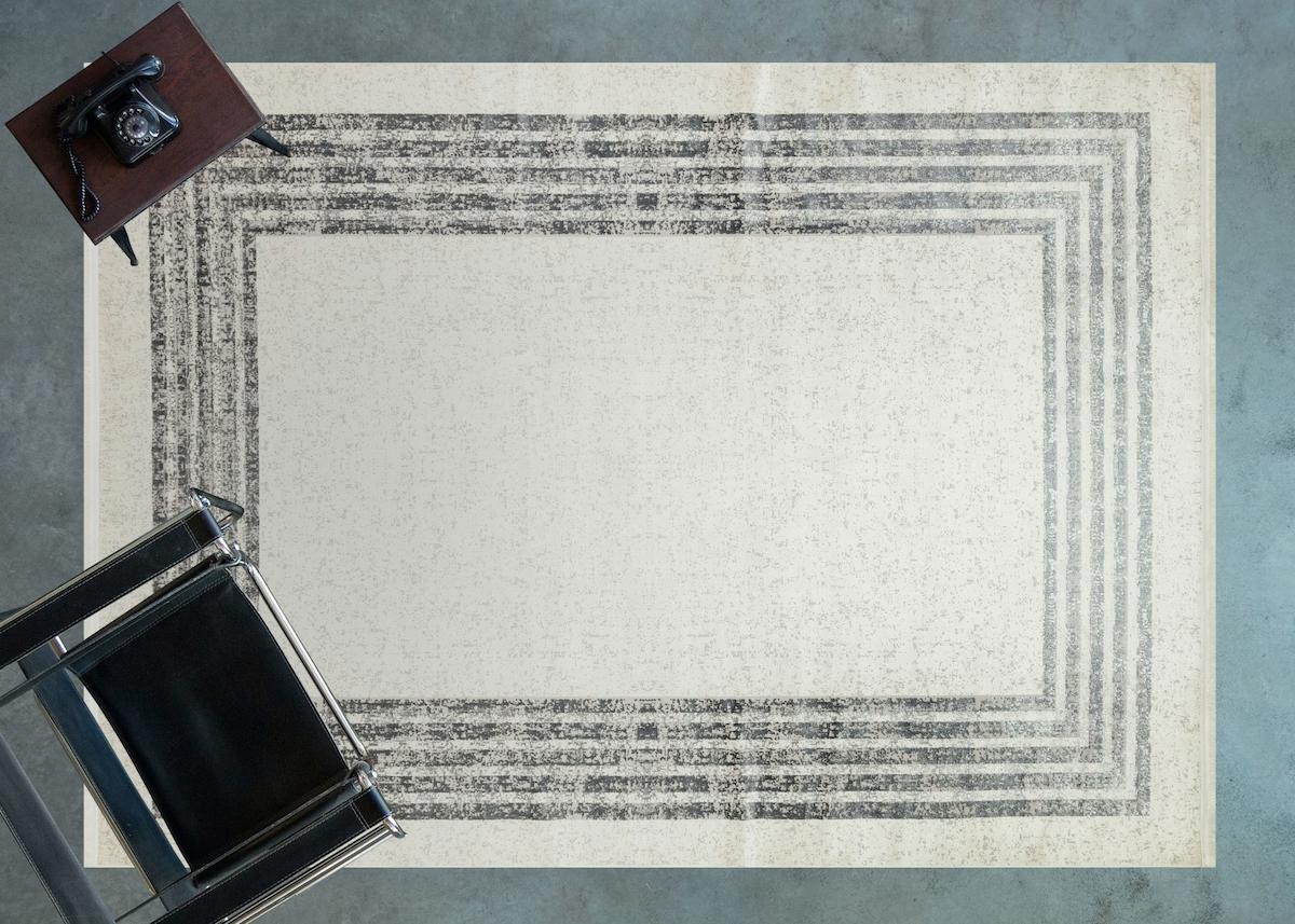 Apex Riena 1141 Çok Renkli Pamuk Yıkanabilir İnce Kaymaz Jüt Taban Dikdörtgen Makine Dokuma Salon Halısı 160x230 cm