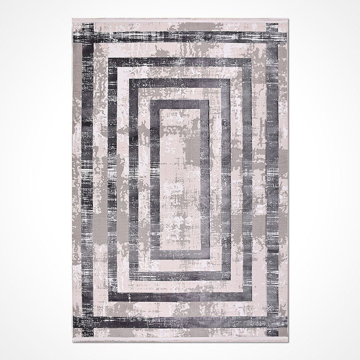 Crea Halı Pınar 9455BG Krem 6 mm Polipropilen Toz Tutmaz Yıkanabilir İnce Dikdörtgen Makine Dokuma Salon Halısı 100x250 cm