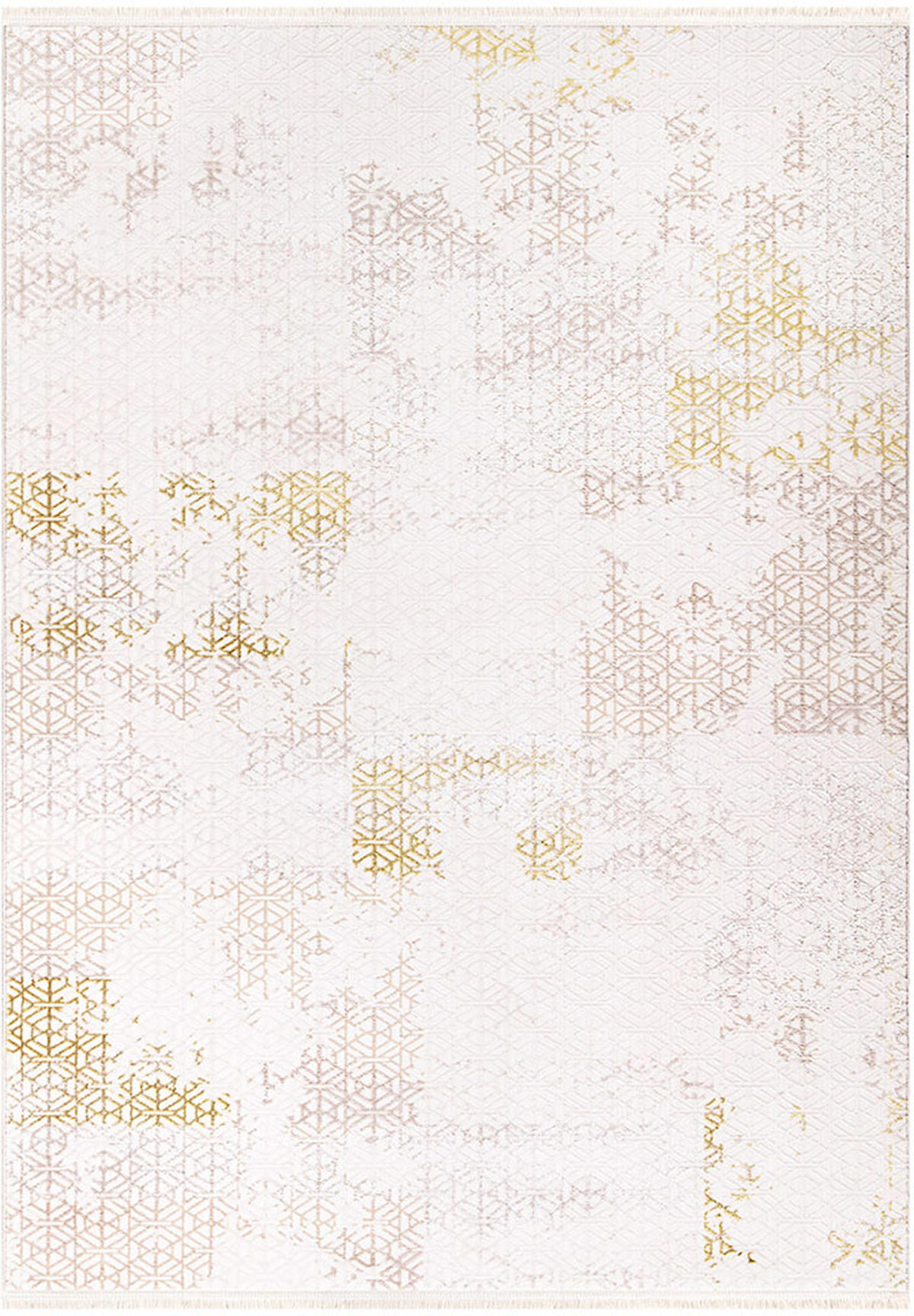 İpek Home Anisa 15907 Bej 10 mm Akrilik Toz Tutmaz Yıkanabilir Orta Kaymaz Pamuk Taban Dikdörtgen Makine Dokuma Antre-Çocuk Odası-Salon-Yatak Odası Halısı 120x350 cm