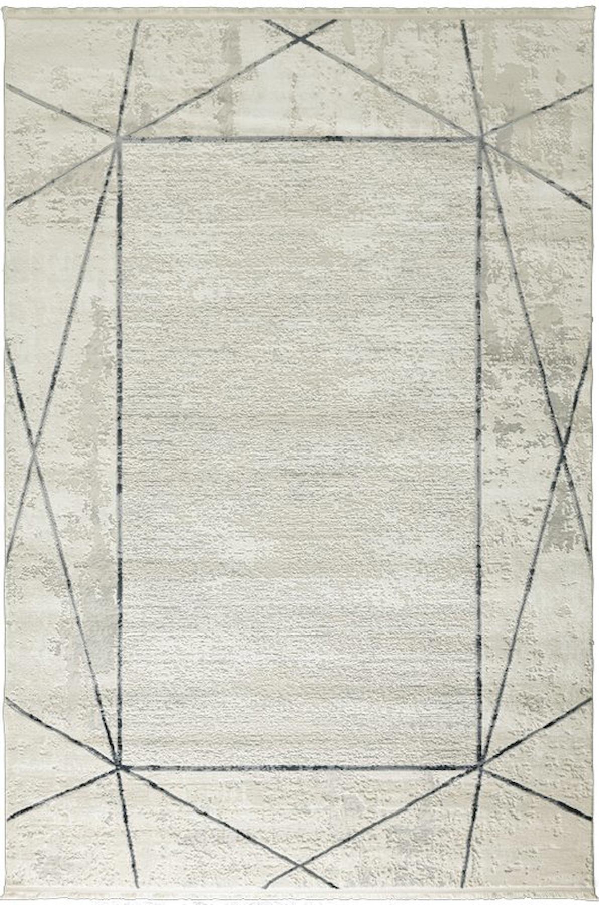 Tuğra Halı Mabeyn 12903 Çok Renkli 10 mm Akrilik-Polyester Yumuşak Yıkanabilir İnce Dikdörtgen Makine Dokuma Antre-Oturma Odası-Salon-Yatak Odası Halısı 160x230 cm