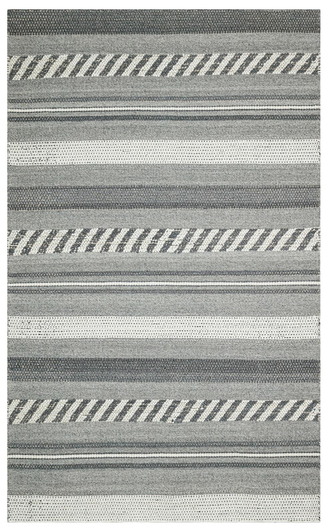 Eko Halı Jade JD05 Gri Bambu Silinebilir Yıkanabilir Kaymaz Dikdörtgen El Dokuması Salon Halısı 120x180 cm