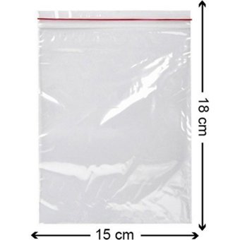 Kalbi Ticaret Orta Kilitli 15x18 Buz Dolabı Poşeti 100 Adet