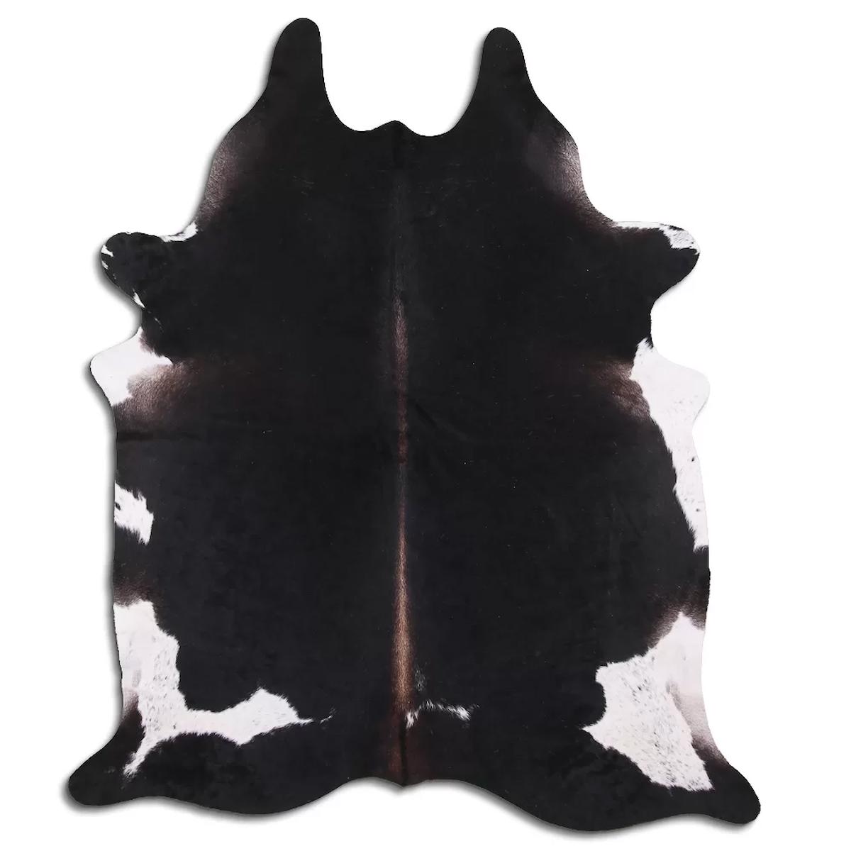 Fiesta Leather Art 35458 Krem 51 mm Deri Toz Tutmaz Yıkanabilir İnce Kaymaz Deri Taban Oval Makine Dokuma Salon Halısı 80x350 cm