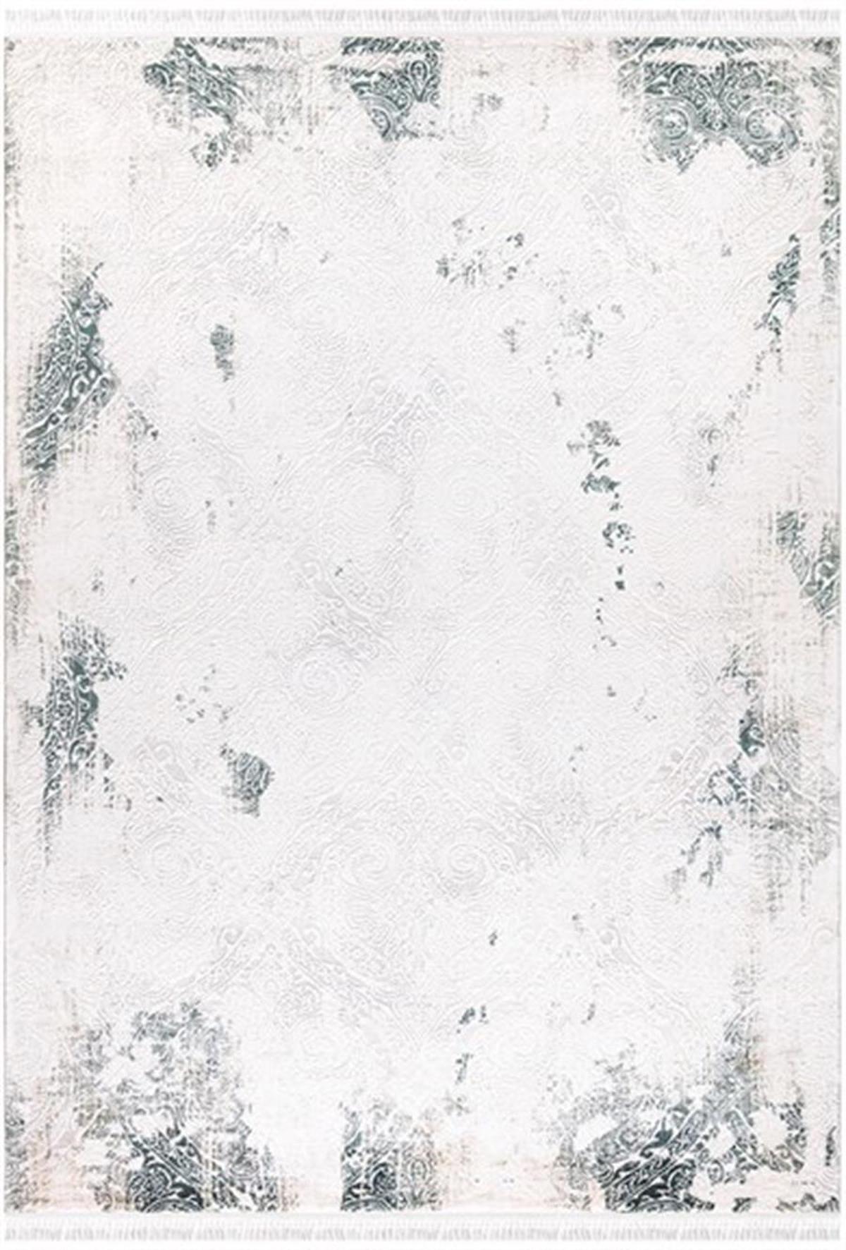 İpek Mekik Halı Blossom 13475 Krem 10 mm Bambu Yıkanabilir Orta Kaymaz Pamuk Taban Dikdörtgen Makine Dokuma Antre-Çocuk Odası-Salon-Yatak Odası Halısı 180x180 cm