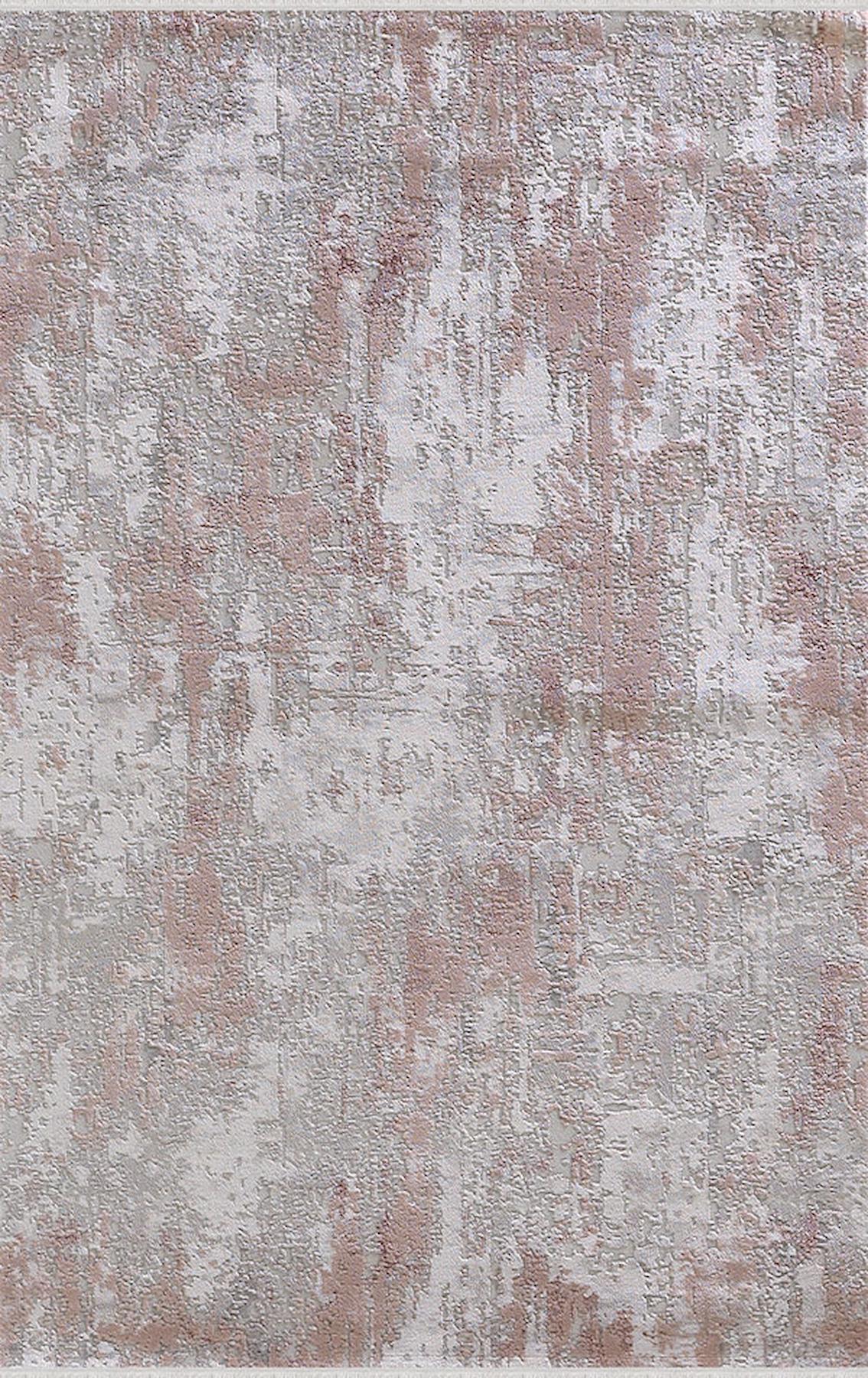 Merinos Diyez 34932 Çok Renkli 9 mm Akrilik Yıkanabilir İnce Kaymaz Dikdörtgen Makine Dokuma Salon Halısı 100x200 cm