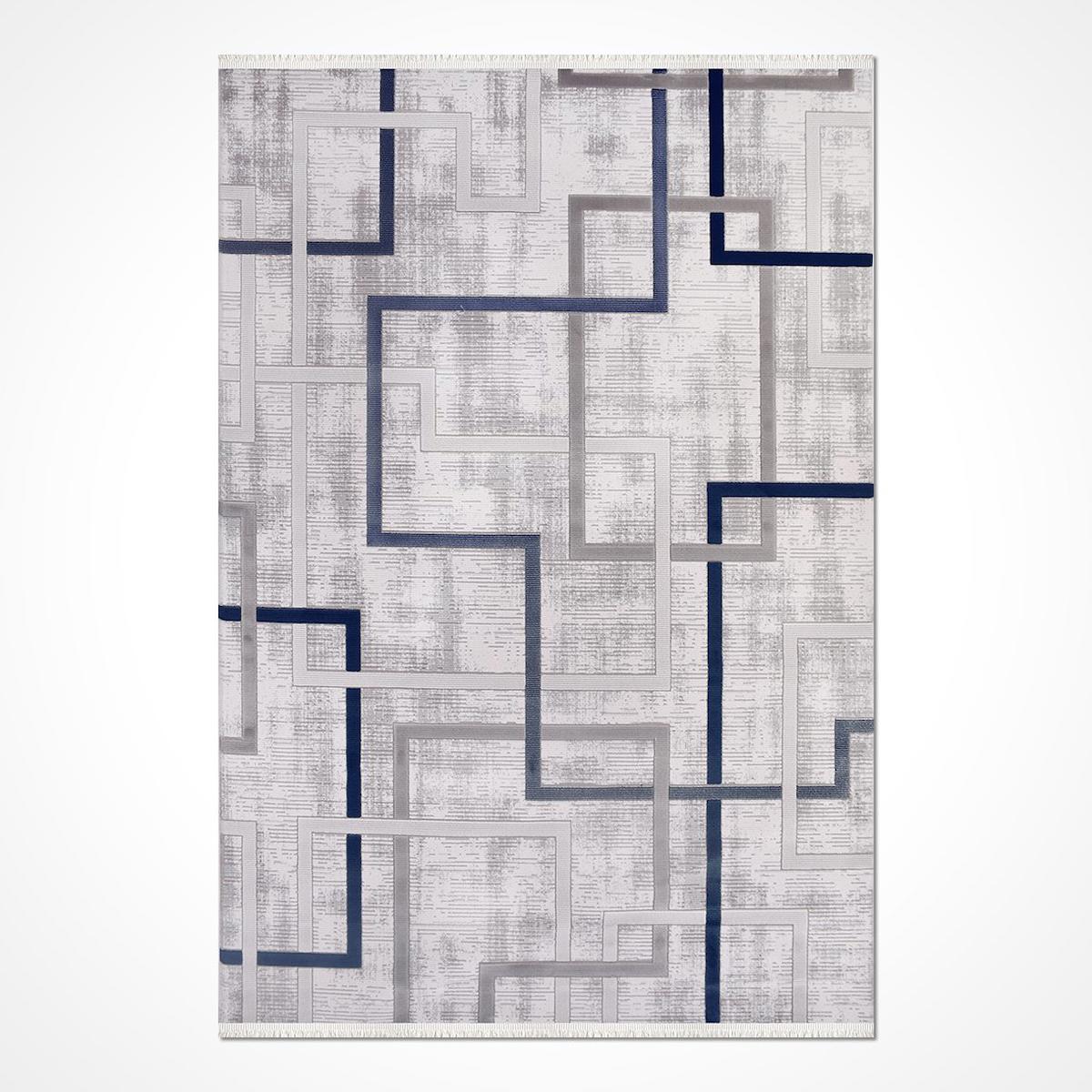Dekozer Krem 10 mm Pamuk Silinebilir Yıkanabilir Kaymaz Jüt Taban Dikdörtgen Makine Dokuma Salon Halısı 200x290 cm