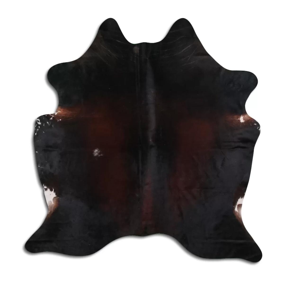 Fiesta Leather Art 100849 Krem 51 mm Deri Toz Tutmaz Yıkanabilir İnce Kaymaz Deri Taban Oval Makine Dokuma Salon Halısı 80x450 cm