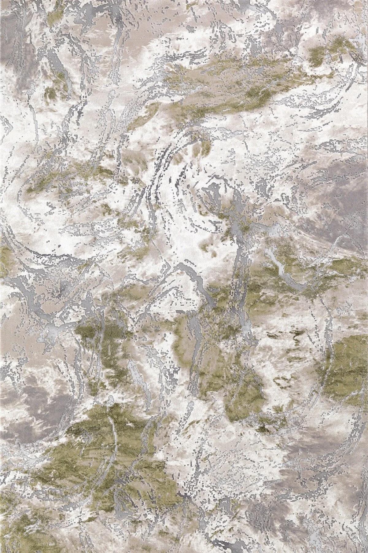Padişah Eternity 31970 Krem 11 mm Akrilik Antibakteriyel Yıkanabilir İnce Kaymaz Dikdörtgen Makine Dokuma Salon Halısı 100x100 cm