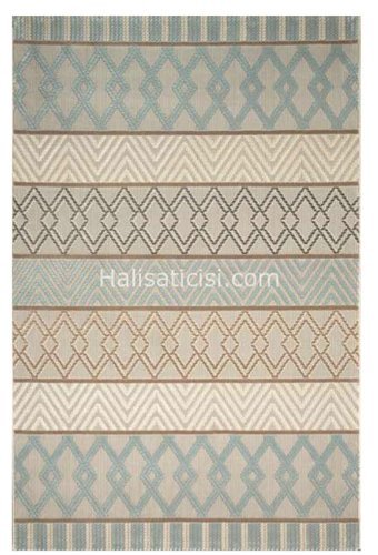 Toprak Halı Crafter 36726 Çok Renkli 9 mm Polyester Antialerjenik Yıkanabilir İnce Dikdörtgen Makine Dokuma Antre-Oturma Odası-Salon-Yatak Odası Halısı 100x200 cm