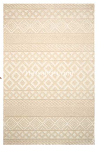 Toprak Halı Crafter 36734 Çok Renkli 9 mm Polyester Antialerjenik Yıkanabilir İnce Dikdörtgen Makine Dokuma Antre-Oturma Odası-Salon-Yatak Odası Halısı 180x250 cm