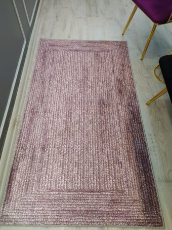 Doruklar Home Collection Kahverengi 0.8 mm Mikropolyester Toz Tutmaz Yıkanabilir İnce Kaymaz Dikdörtgen Makine Dokuma Salon Halısı 120x180 cm