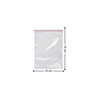 Merpak Ambalaj Orta Kilitli 15x18 Buz Dolabı Poşeti 100 Adet