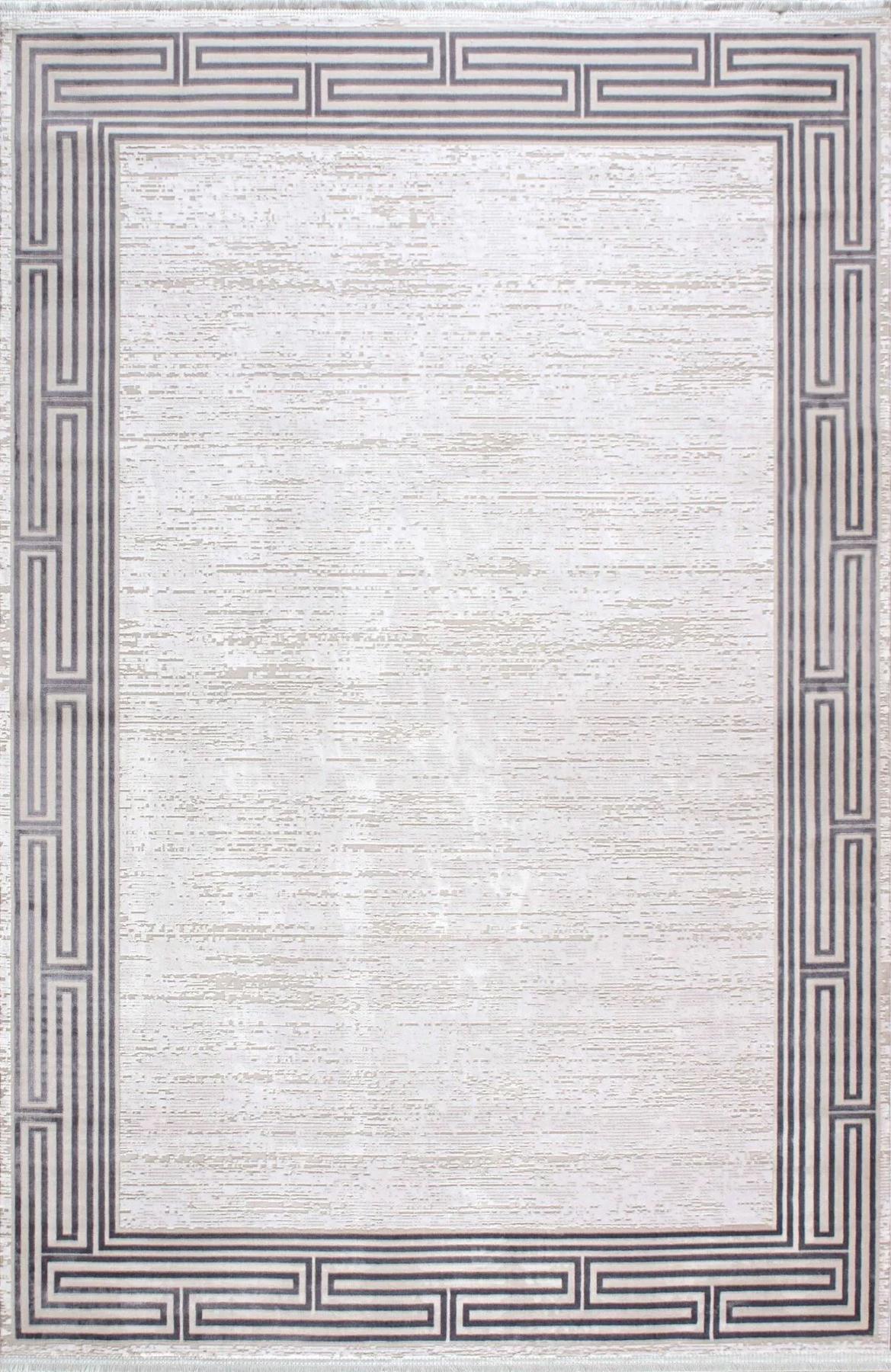 Artemis Halı Alegra 03020E Çok Renkli Polyester Yıkanabilir İnce Kaymaz Jüt Taban Dikdörtgen Makine Dokuma Salon Halısı 80x120 cm