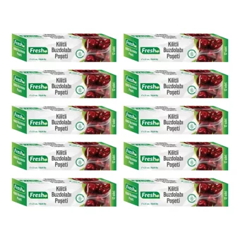 Fresh-Up Küçük Kilitli Buz Dolabı Poşeti 120 Adet