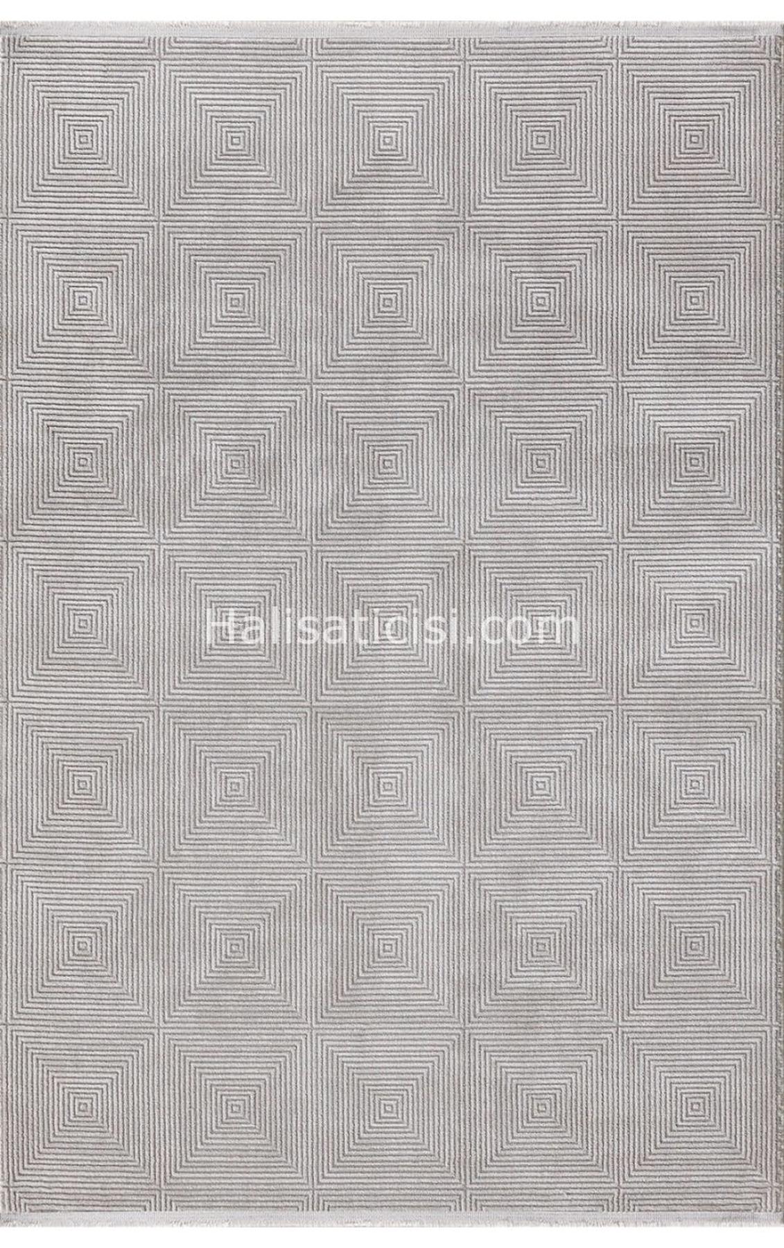 Padişah Sümela 36250 Krem 9 mm Akrilik Yıkanabilir İnce Dikdörtgen Makine Dokuma Salon Halısı 120x160 cm