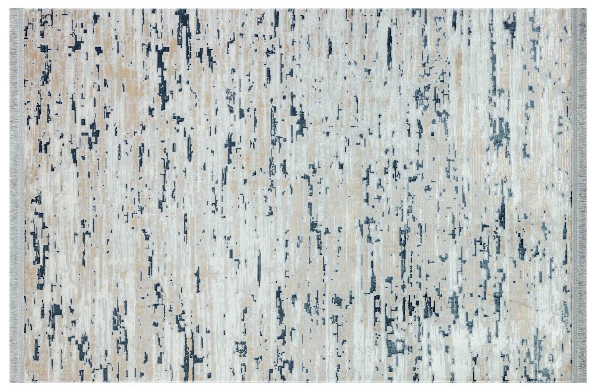 Apex Lucca 6051 Çok Renkli Pamuk Yıkanabilir İnce Kaymaz Jüt Taban Dikdörtgen Makine Dokuma Salon Halısı 80x150 cm